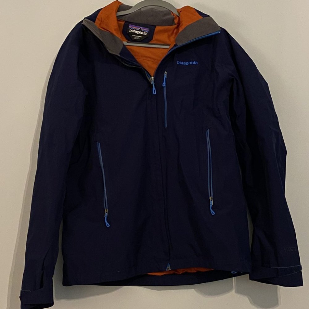 Navy GORE-TEX Patagonia Rain Jacket